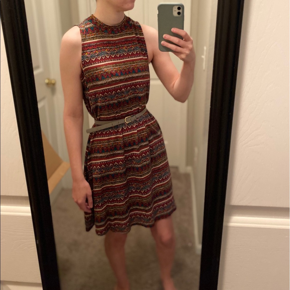 Small abstract print dress